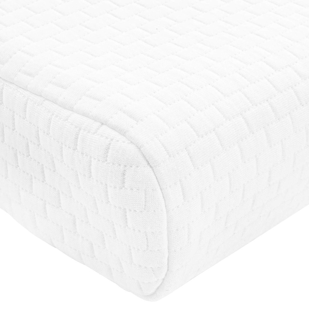 Produktbild för Sovkudde Enfärgad Vit 50 x 30 x 10,5 cm Minneskum