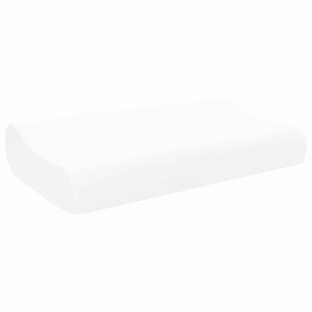Produktbild för Sovkudde Enfärgad Vit 80 x 40 x 12,5 cm Minneskum