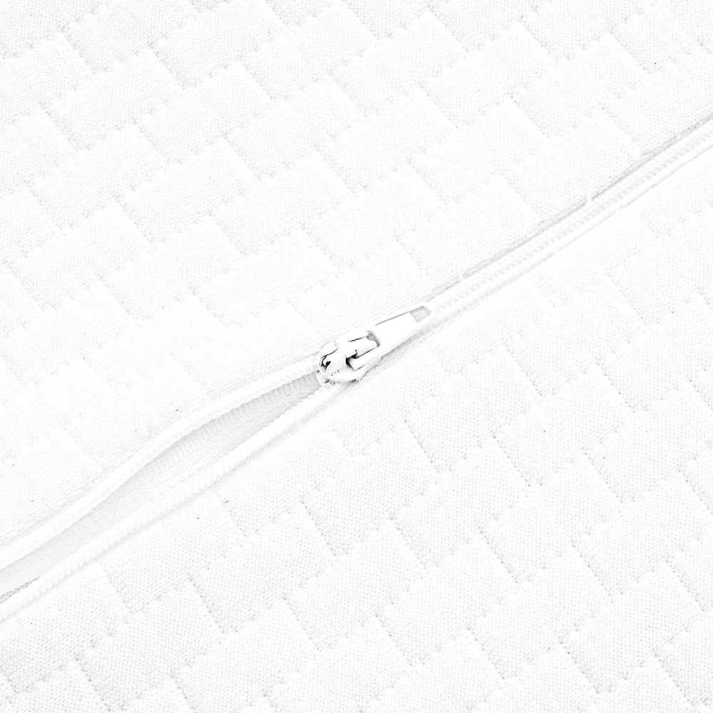 Produktbild för Sovkudde Enfärgad Vit 80 x 40 x 12,5 cm Minneskum