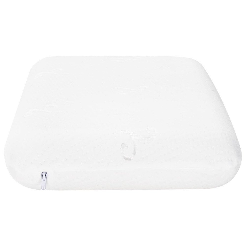 Produktbild för Sovkudde Enfärgad Vit 70 x 36 x 6,5 cm Minneskum