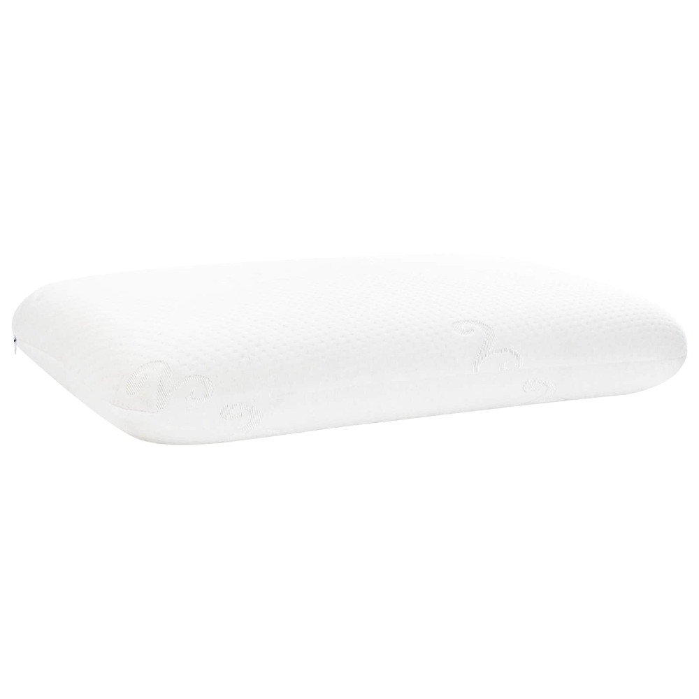 Produktbild för Sovkudde Enfärgad Vit 50 x 30 x 10,5 cm Minneskum