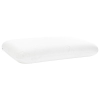 Produktbild för Sovkudde Enfärgad Vit 50 x 30 x 10,5 cm Minneskum