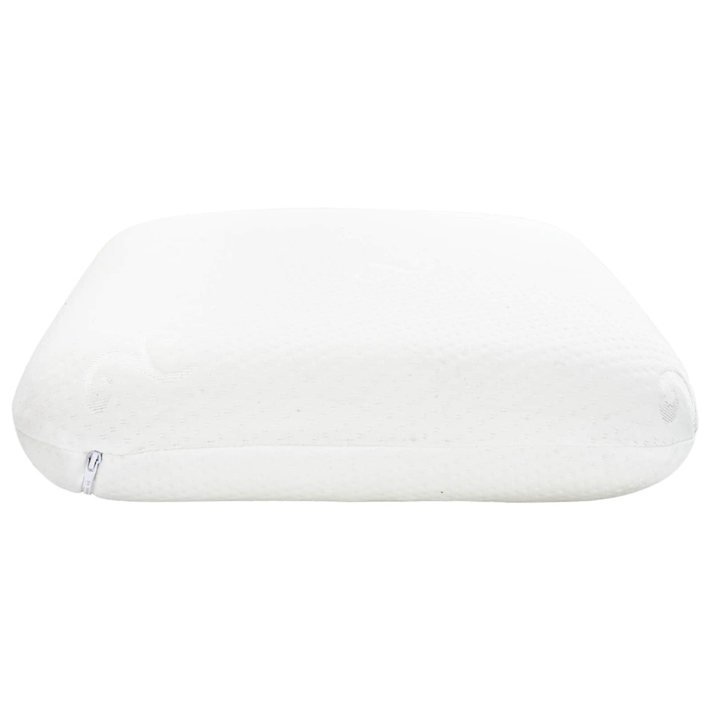Produktbild för Sovkudde Enfärgad Vit 50 x 30 x 10,5 cm Minneskum