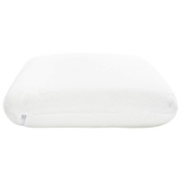Produktbild för Sovkudde Enfärgad Vit 50 x 30 x 10,5 cm Minneskum