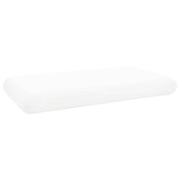 Produktbild för Sovkudde Enfärgad Vit 74 x 39 x 13 cm Minneskum