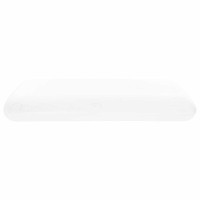 Produktbild för Sovkudde Enfärgad Vit 74 x 39 x 13 cm Minneskum