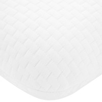 Produktbild för Sovkudde Enfärgad Vit 50 x 30 x 10 cm Minneskum