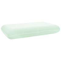 Produktbild för Sovkudde Enfärgad Vit 74 x 39 x 13 cm Minneskum
