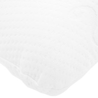 Produktbild för Sovkudde Enfärgad Vit 60 x 40 x 13 cm Gelminneskumm