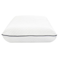 Produktbild för Sovkudde Enfärgad Vit 80 x 40 x 12 cm Gelskum