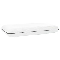 Produktbild för Sovkudde Enfärgad Vit 70 x 40 x 14 cm Gelskum