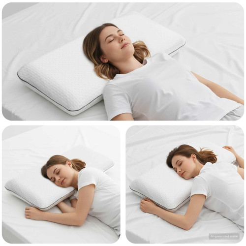 vidaXL Sovkudde Enfärgad Vit 80 x 35 x 10 cm Gelskum