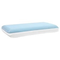 Produktbild för Sovkudde Enfärgad Vit 80 x 35 x 10 cm Gelskum
