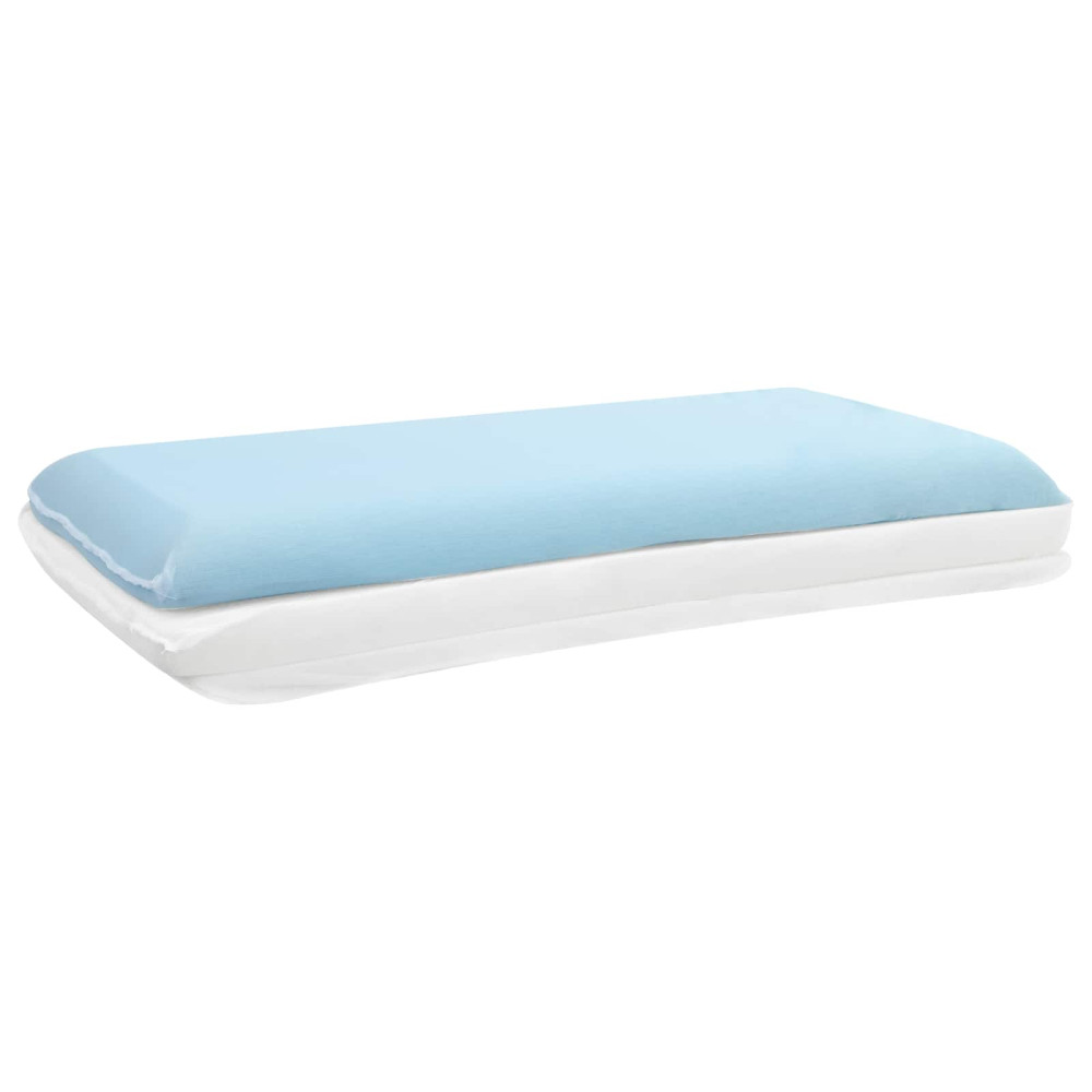 Produktbild för Sovkudde Enfärgad Vit 60 x 40 x 10 cm Gelskum