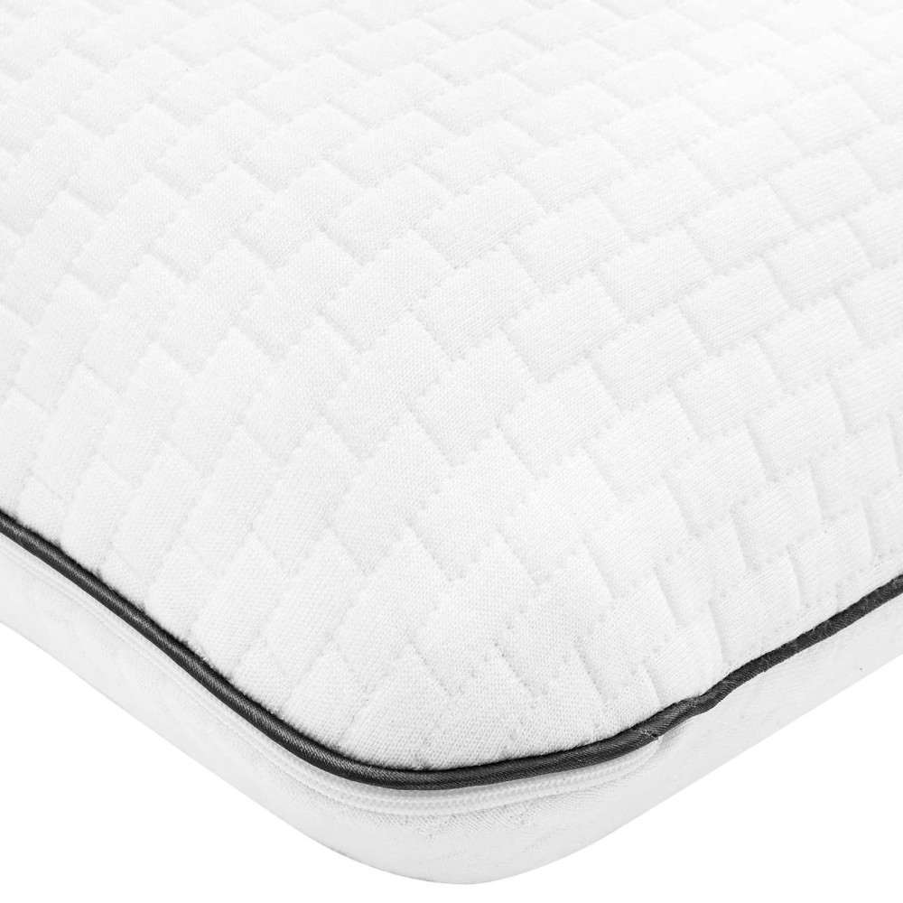 Produktbild för Sovkudde Enfärgad Vit 60 x 40 x 10 cm Gelskum