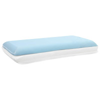 Produktbild för Sovkudde Enfärgad Vit 30 x 50 x 9 cm Gelskum