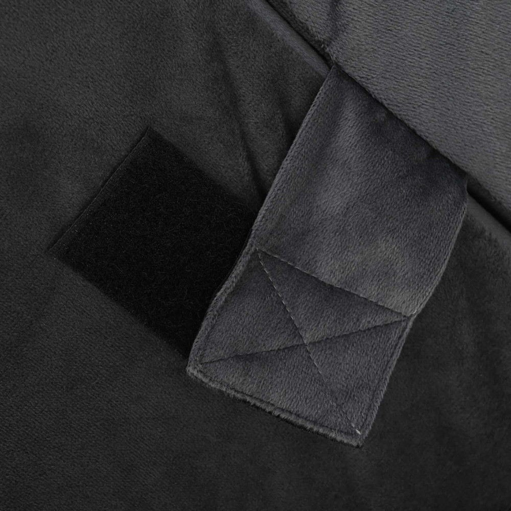 Produktbild för Vinklad Kudde Grå 55 x 55 x 26 cm Minneskum