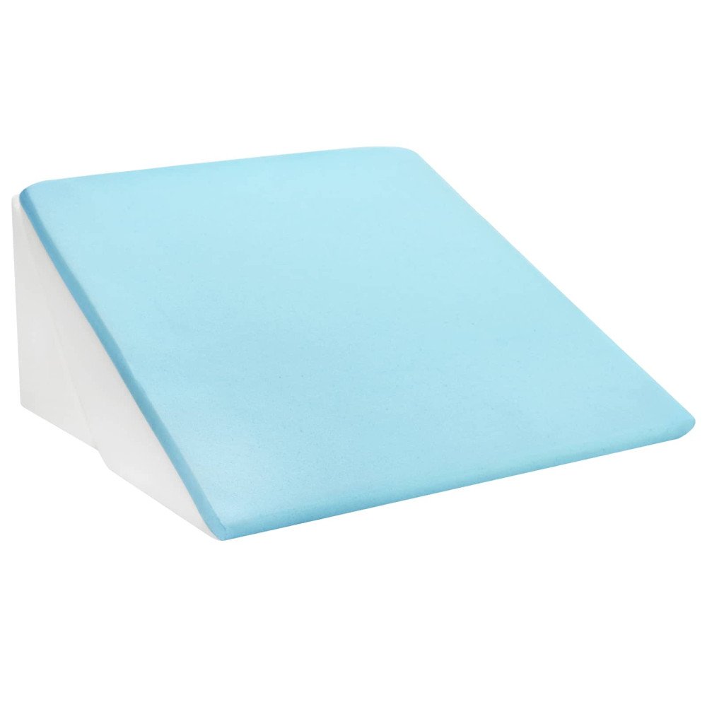 Produktbild för Vinklad Kudde Svart 55 x 55 x 26 cm Minneskum