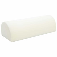 Produktbild för Fotstöd Kudde Enfärgad Grå 42 x 18 x 13 cm PU skum