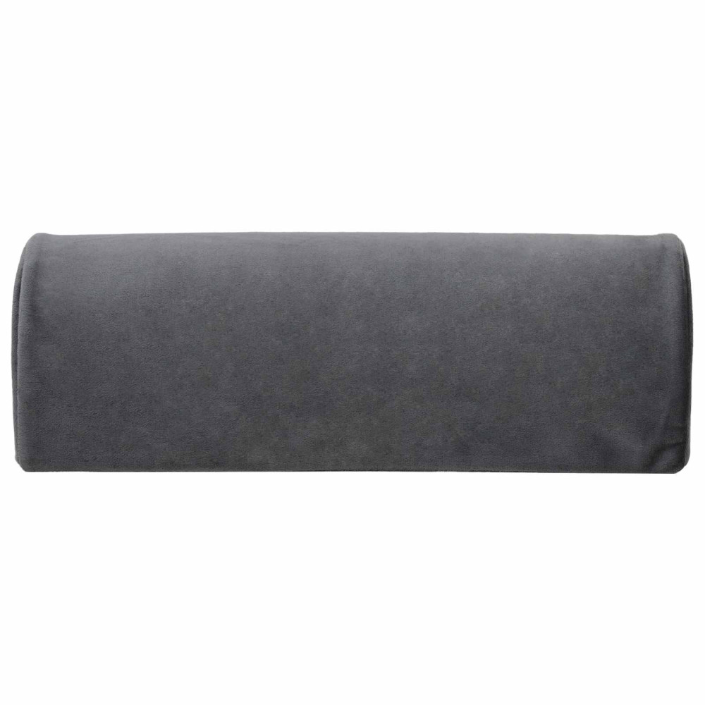 Produktbild för Fotstöd Kudde Enfärgad Grå 42 x 18 x 13 cm PU skum