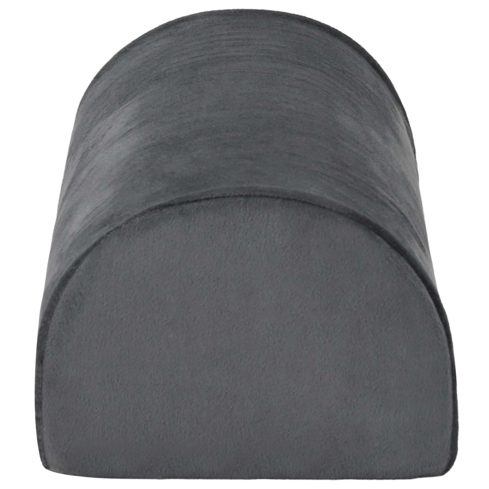 Produktbild för Fotstöd Kudde Enfärgad Grå 42 x 18 x 13 cm PU skum
