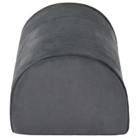 Produktbild för Fotstöd Kudde Enfärgad Grå 42 x 18 x 13 cm PU skum