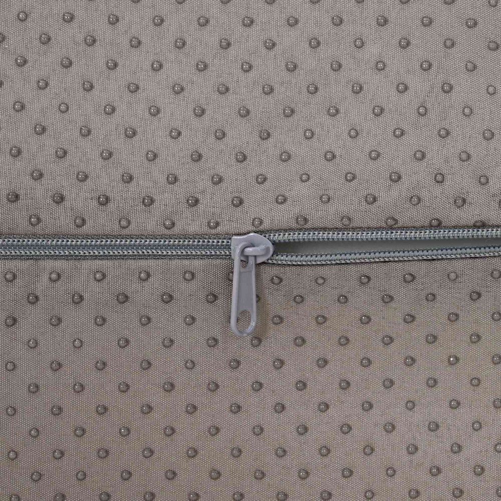 Produktbild för Fotstöd Kudde Enfärgad Grå 42 x 18 x 13 cm PU skum