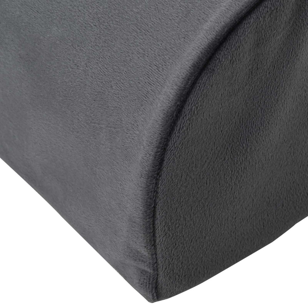 Produktbild för Fotstöd Kudde Enfärgad Grå 42 x 18 x 13 cm PU skum