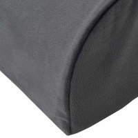 Produktbild för Fotstöd Kudde Enfärgad Grå 42 x 18 x 13 cm PU skum