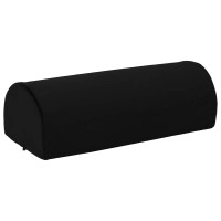Produktbild för Fotstöd Kudde Enfärgad Svart 42 x 18 x 13 cm PU skum