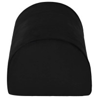 Produktbild för Fotstöd Kudde Enfärgad Svart 42 x 18 x 13 cm PU skum