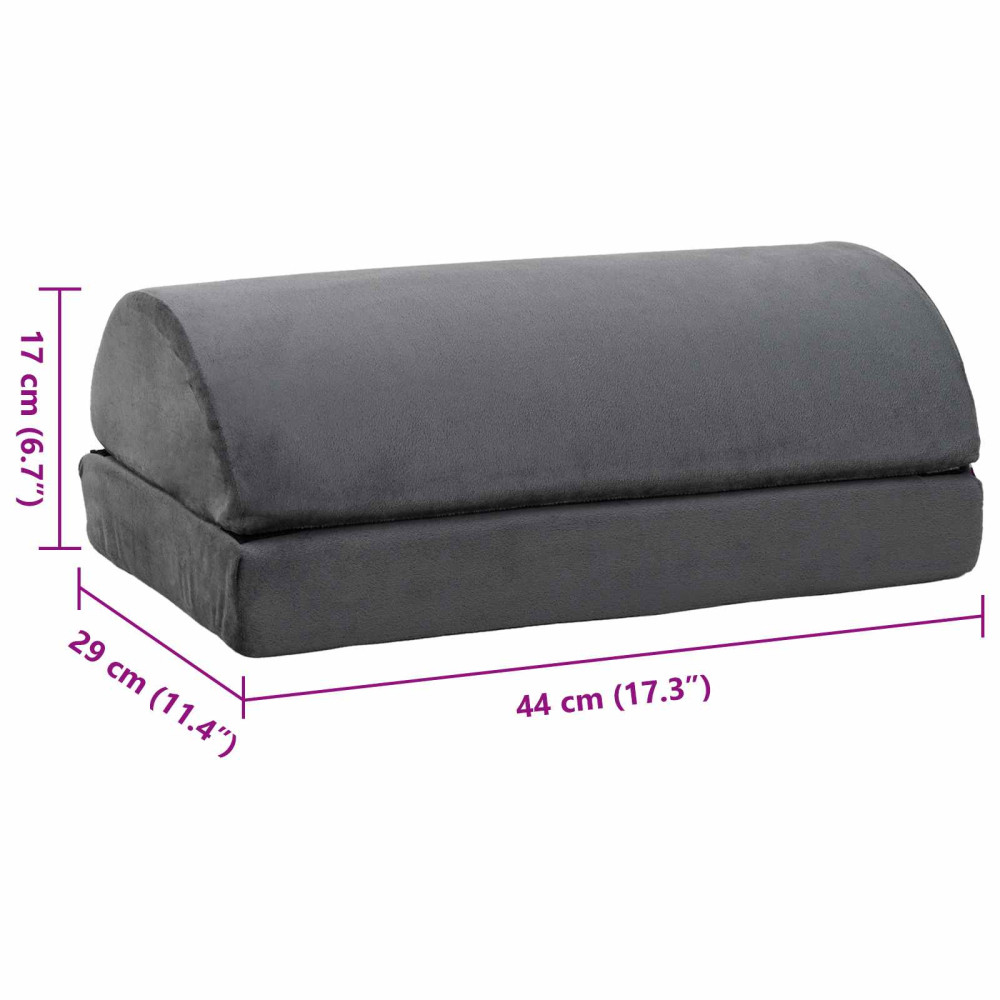 Produktbild för Enfärgad Grå 44 x 29 x 17 cm PU skum