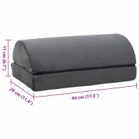 Produktbild för Enfärgad Grå 44 x 29 x 17 cm PU skum