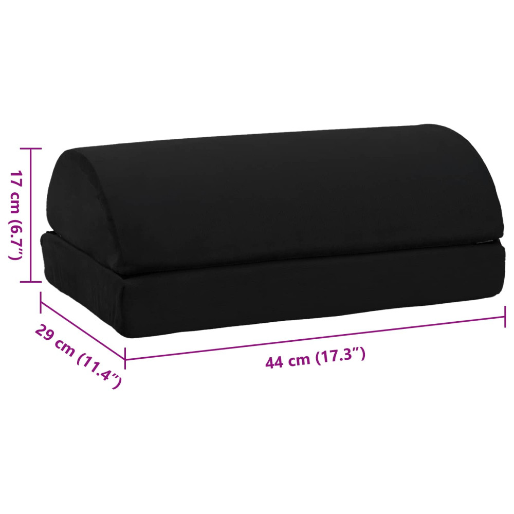 Produktbild för Enfärgad Svart 44 x 29 x 17 cm PU skum