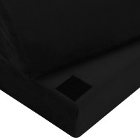 Produktbild för Enfärgad Svart 44 x 29 x 17 cm PU skum