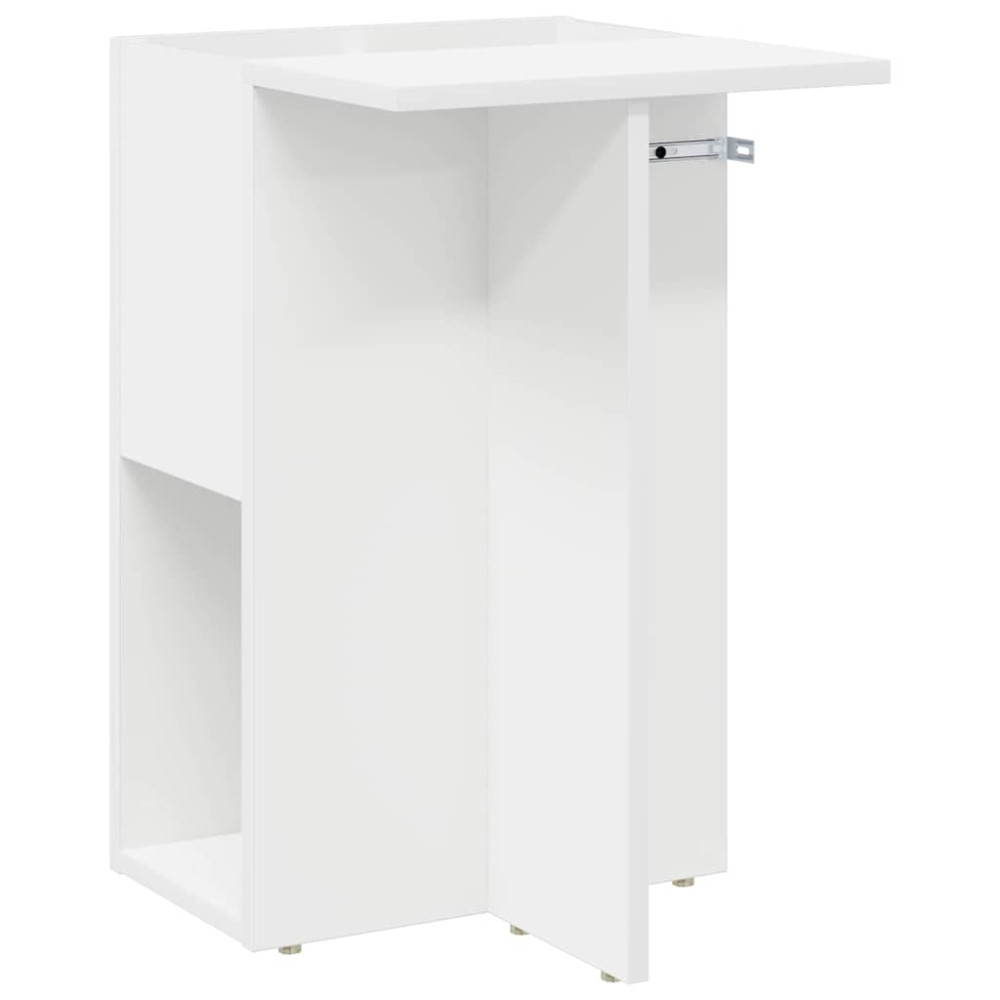 Produktbild för Sidobord Vit 35 x 40 x 55 cm Konstruerat trä