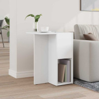 Produktbild för Sidobord Vit 35 x 40 x 55 cm Konstruerat trä
