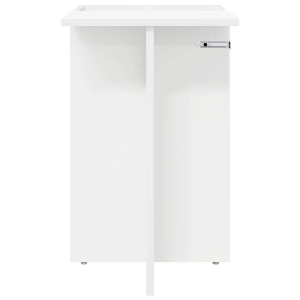 Produktbild för Sidobord Vit 35 x 40 x 55 cm Konstruerat trä
