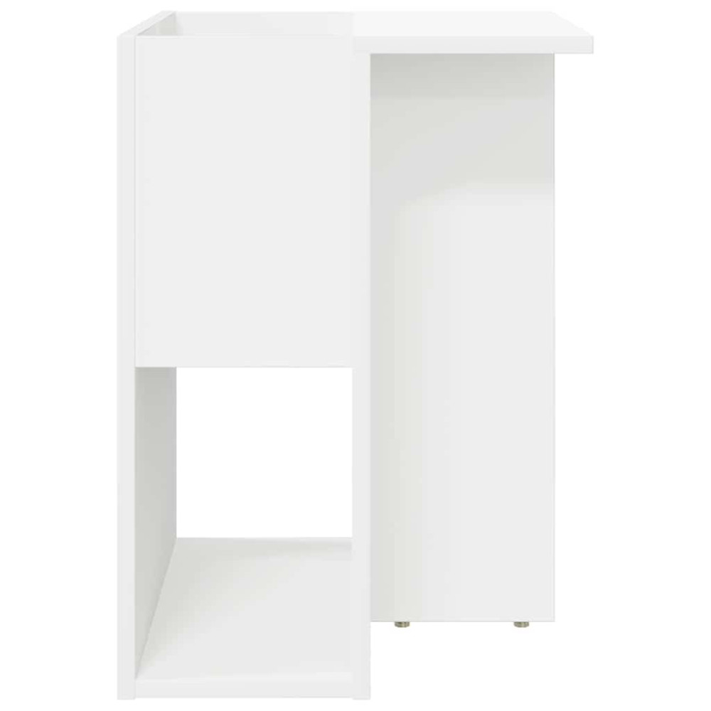 Produktbild för Sidobord Vit 35 x 40 x 55 cm Konstruerat trä