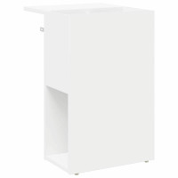 Produktbild för Sidobord Vit 35 x 40 x 55 cm Konstruerat trä