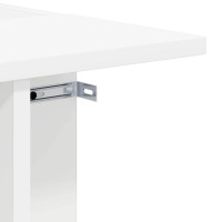 Produktbild för Sidobord Vit 35 x 40 x 55 cm Konstruerat trä