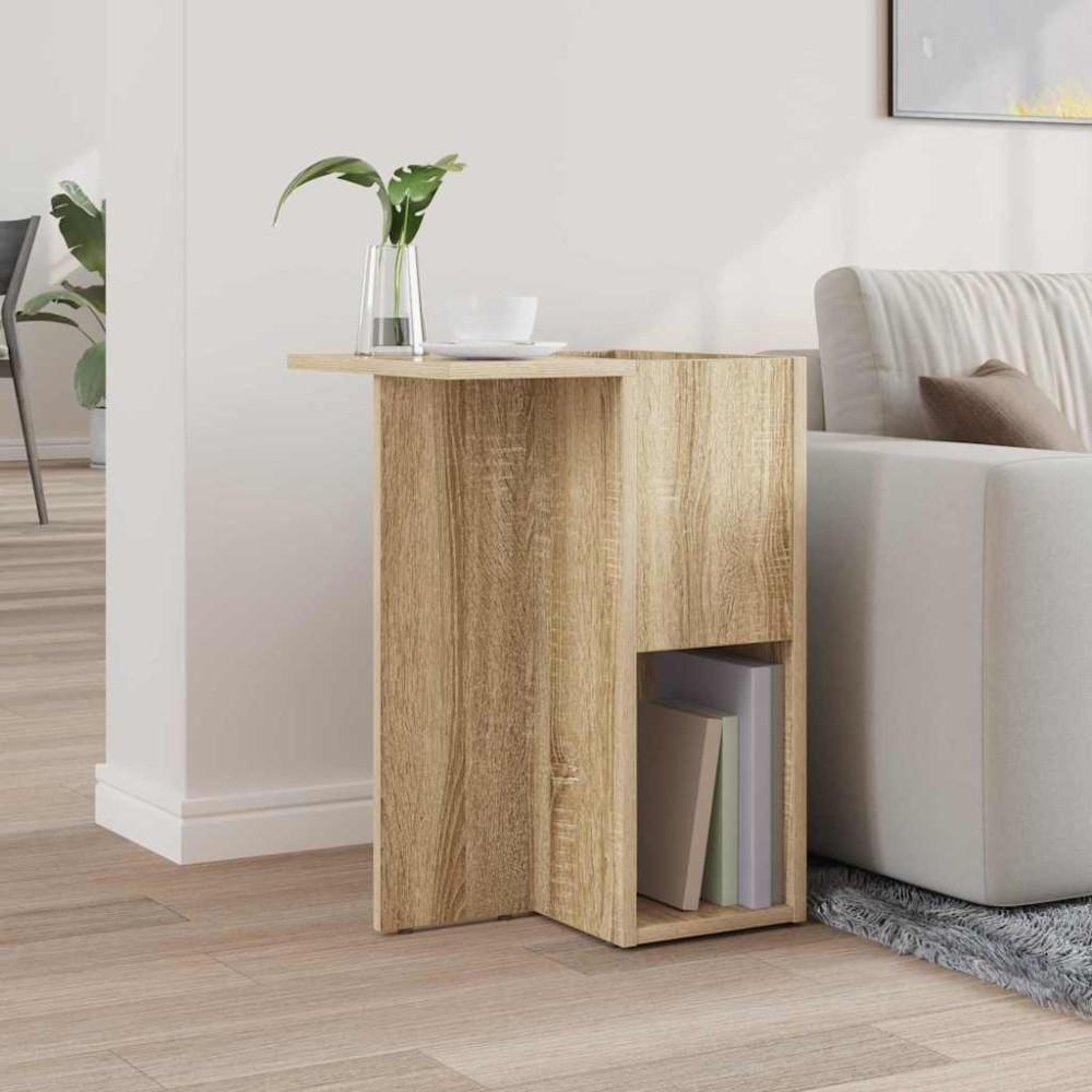 Produktbild för Sidobord Sonoma-ek 35 x 40 x 55 cm Konstruerat trä