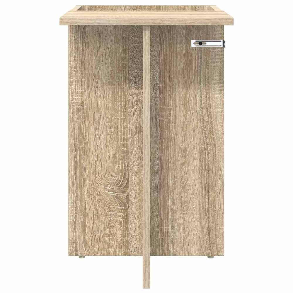 Produktbild för Sidobord Sonoma-ek 35 x 40 x 55 cm Konstruerat trä