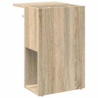 Produktbild för Sidobord Sonoma-ek 35 x 40 x 55 cm Konstruerat trä