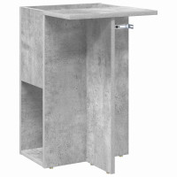 Produktbild för Sidobord Betonggrå 35 x 40 x 55 cm Konstruerat trä