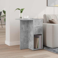Produktbild för Sidobord Betonggrå 35 x 40 x 55 cm Konstruerat trä