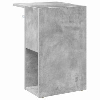 Produktbild för Sidobord Betonggrå 35 x 40 x 55 cm Konstruerat trä