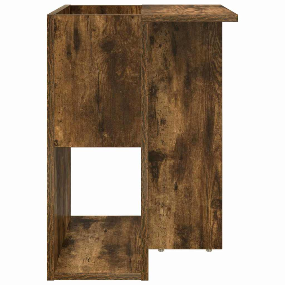 Produktbild för Sidobord Rökt ek 35 x 40 x 55 cm Konstruerat trä
