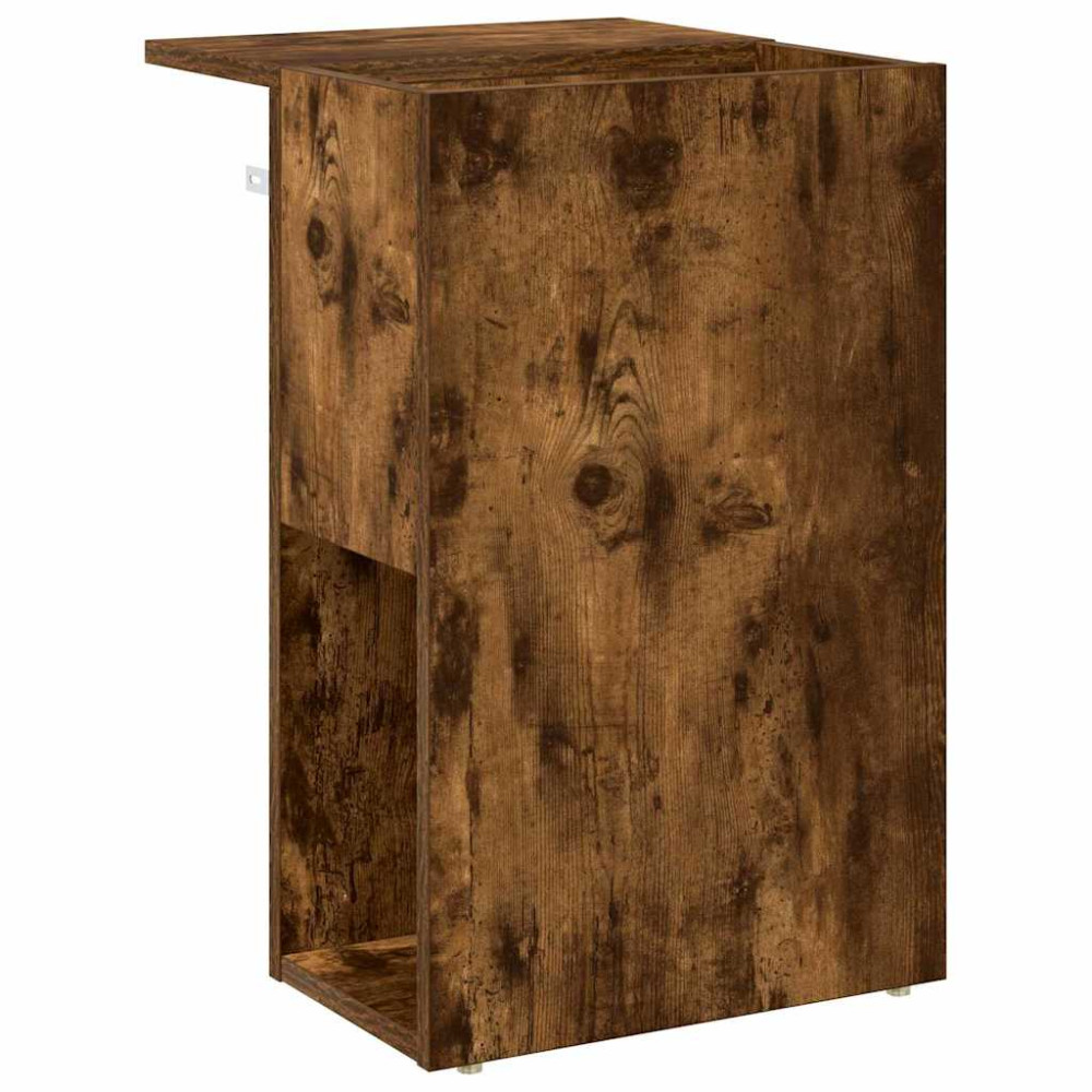 Produktbild för Sidobord Rökt ek 35 x 40 x 55 cm Konstruerat trä