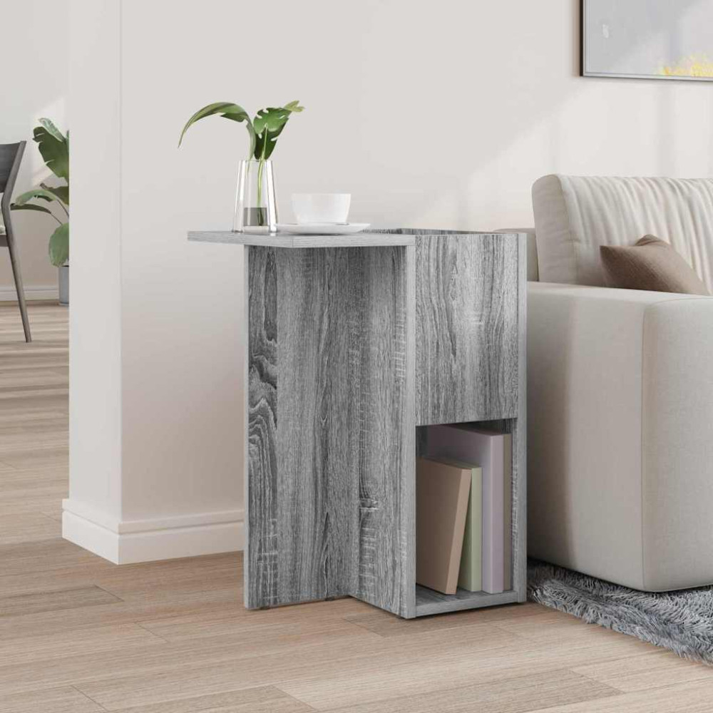 Produktbild för Sidobord Grå Sonoma 35 x 40 x 55 cm Konstruerat trä